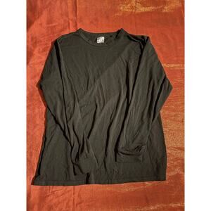 32 Degrees Shirt Mens L Black Long Sleeve Crew Thermal Base Layer Tee